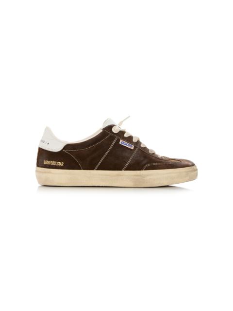 Golden Goose Soul-Star Suede Sneakers brown