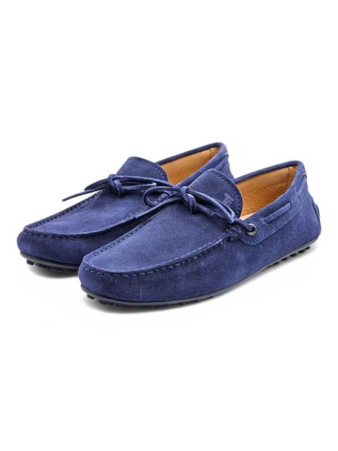Tod's Driving Shoes City Gommino - Suede - Blue - US 6.5 / UK 5.5