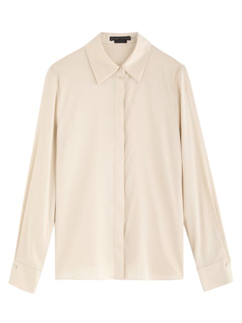 Alice + Olivia Alice + Olivia Brady Stretch-silk Shirt