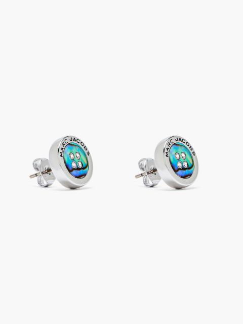 Marc Jacobs THE BUTTON ABALONE STUD EARRINGS