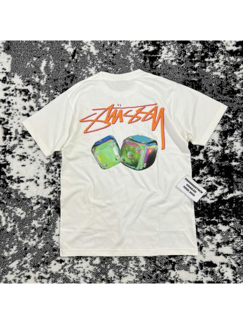 Vintage - STUSSY IRIDESCENT DICE TEE - MEDIUM