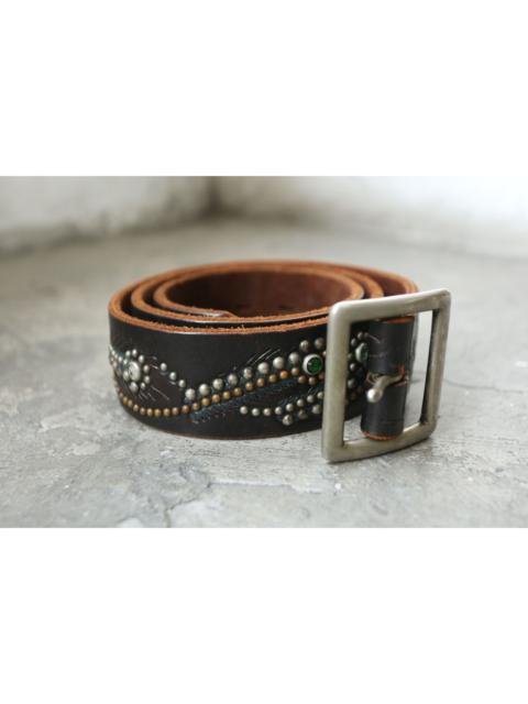 Other Designers Hollywood Trading Company - HTC - Leather Studded Belt