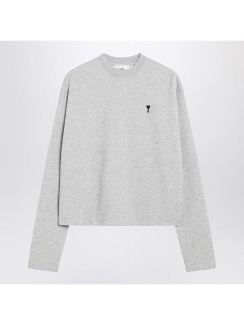 AMI Paris Ami Paris Grey Ami De Coeur Sweatshirt Women