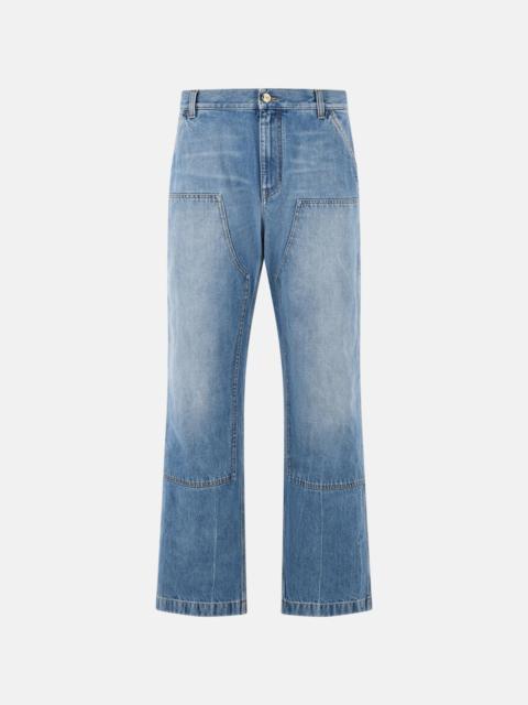 VERSACE 'CARPENTER' LIGHT BLUE DENIM JEANS