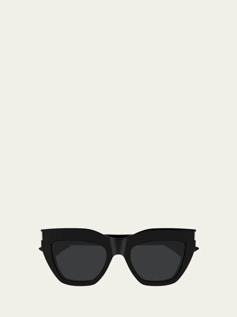 SAINT LAURENT SL759 Recycled Acetate Square Sunglasses