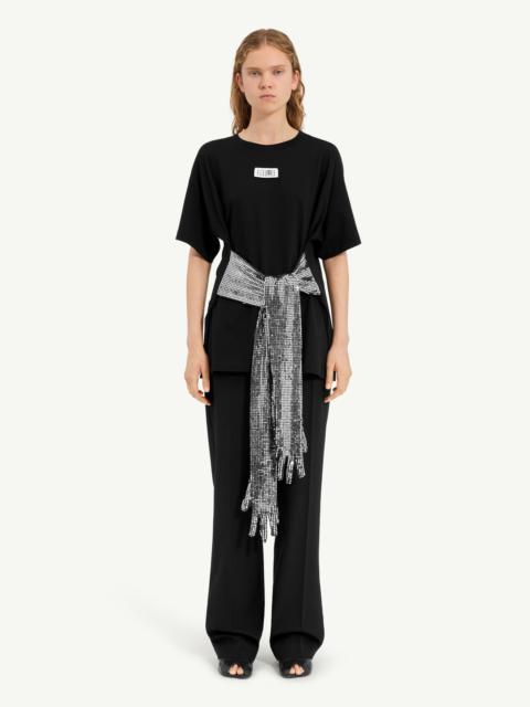 MM6 Maison Margiela Cotton T-shirt with gloves