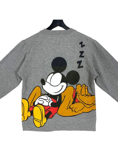 Other Designers Disney Mickey 28 Big Logo Sleeping Cartoon Sweatshirt Jumper