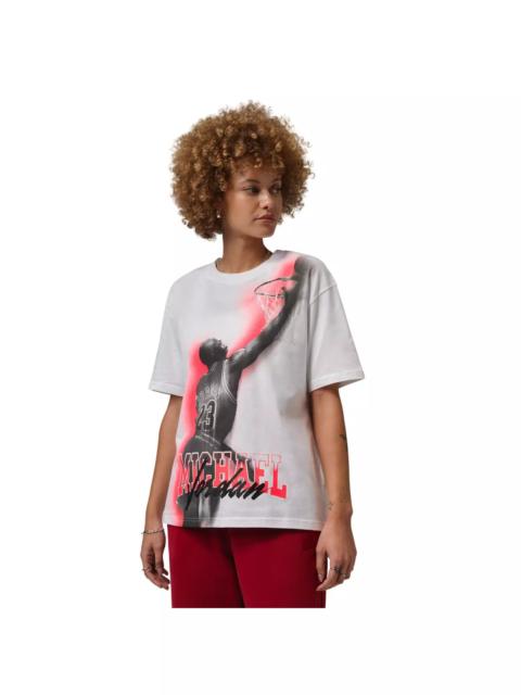 Jordan Jordan Women's Sport Heritage Dri-FIT Graphic T-Shirt -White/Red