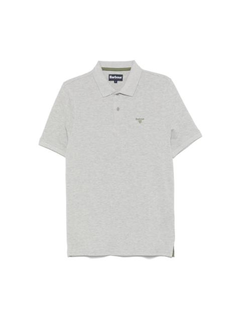 Barbour embroidered-logo polo shirt
