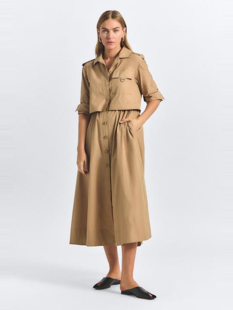 DEREK LAM 10 CROSBY JANINE TRENCH DRESS