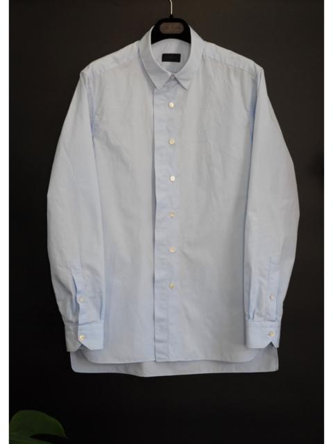 Lanvin Light Blue Shirt With Alternative Buttoning