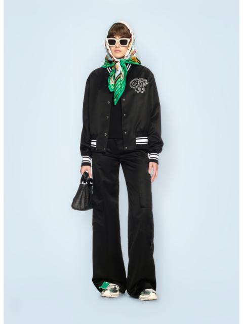 Off-White Off White Women Toybox Satin Cargo Pants