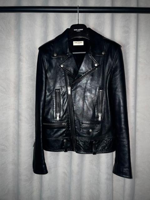 SAINT LAURENT Saint Laurent LO1 SLP2018 Fall/Winter Authentic Lambskin Motorcycle Jacket