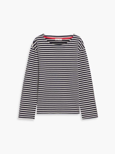 Other Designers Emily striped cotton-jersey top