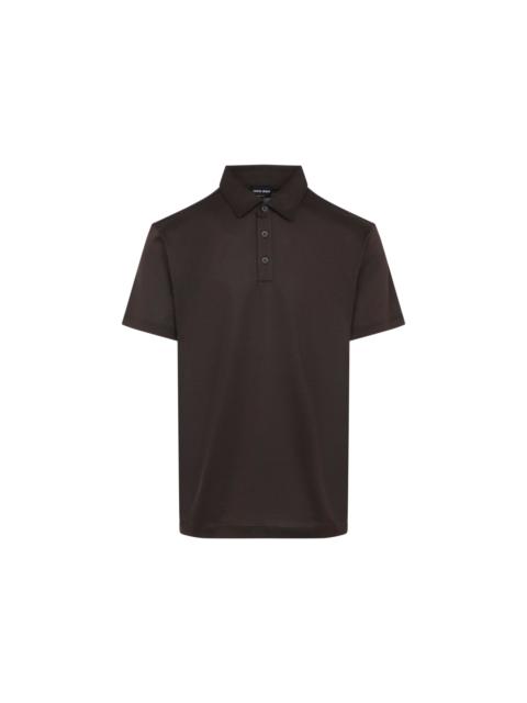 GIORGIO ARMANI Giorgio Armani Silk And Cotton Polo Men