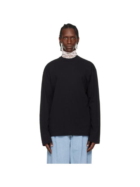 Dries Van Noten Black Long Sleeve T-shirt