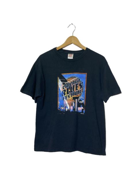 Other Designers Band Tees - VINTAGE CHICAGO BLUES FESTIVAL TSHIRT