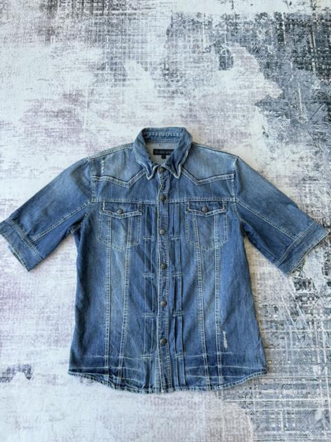 Other Designers Vintage In The Attic Tactical Button Denim Jacket