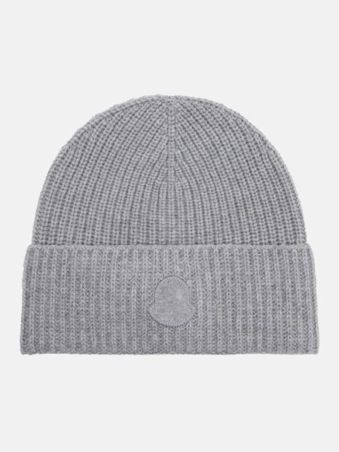 Moncler Ribbed-knit cashmere beanie