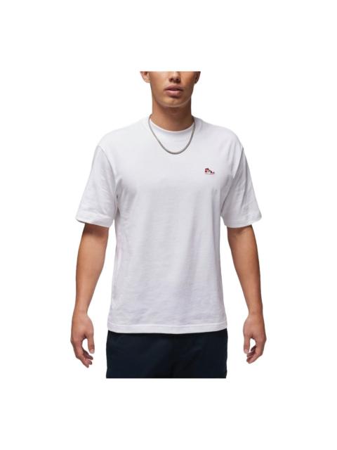 Jordan Air Jordan Brand Embroidered Patch T-Shirt Asia Sizing 'White' FN5983-100