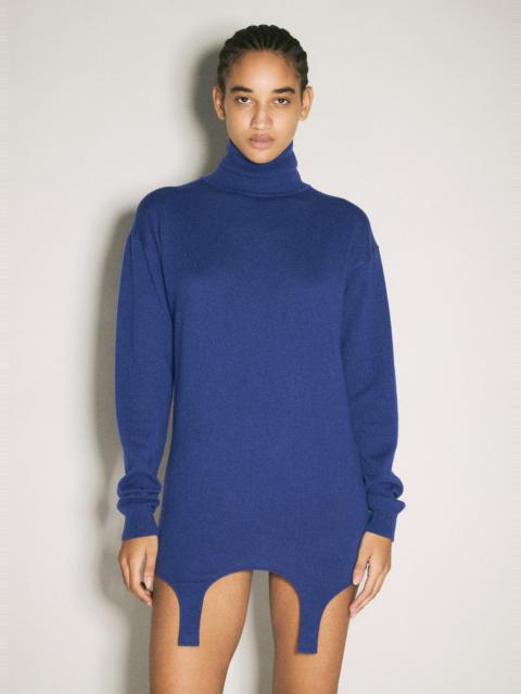 SAINT LAURENT Turtleneck Garter Sweater