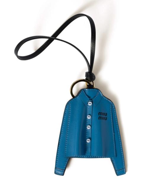 Miu Miu Miu Miu Leather Trick Keychain