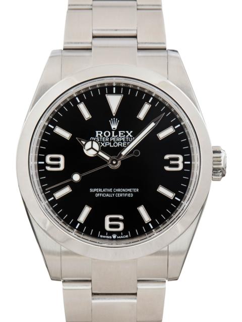 ROLEX 182056 Rolex Explorer 40 Ref 224270 Black Dial