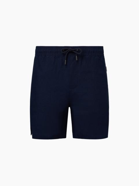 onia Onia Air Linen Pull-on Short 6" in Deep Navy at Nordstrom