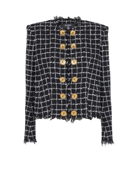 Balmain Cropped tweed jacket