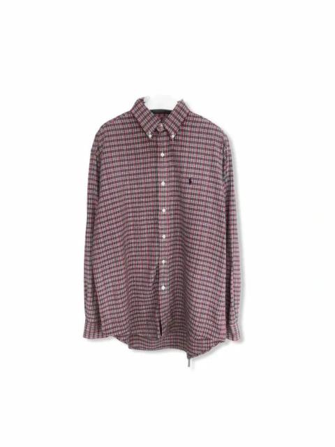 Other Designers Polo Ralph Lauren Small Pony Plaid Button Up Shirt Oversized