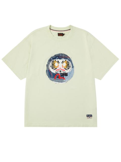 EVISU Sashiko Daruma and Seagull Relax Fit T-Shirt