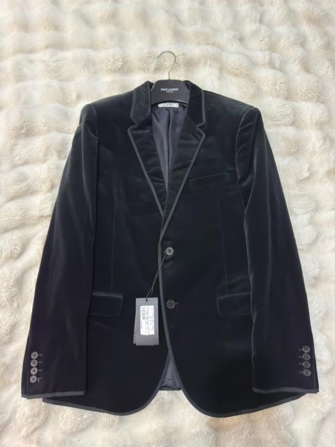 SAINT LAURENT Brand new Saint Laurent (SLP) men's black velvet suit (2014 original version).