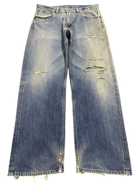 Levi's Vintage 90s Levis 503 Blue Faded Wash Distressed Baggy Jeans