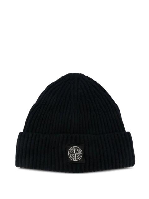 Stone Island "Full Rib Rws" Wool Beanie