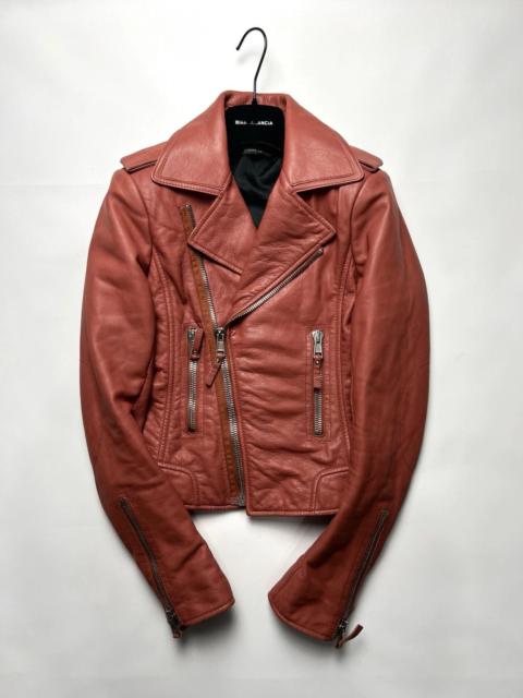 Balenciaga Coral Biker Jacket