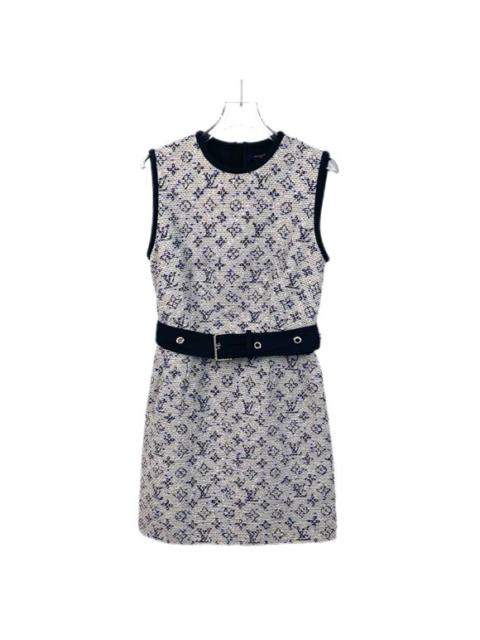 Louis Vuitton Louis Vuitton Colorblock Monogram Jacquard Sleeveless Dress