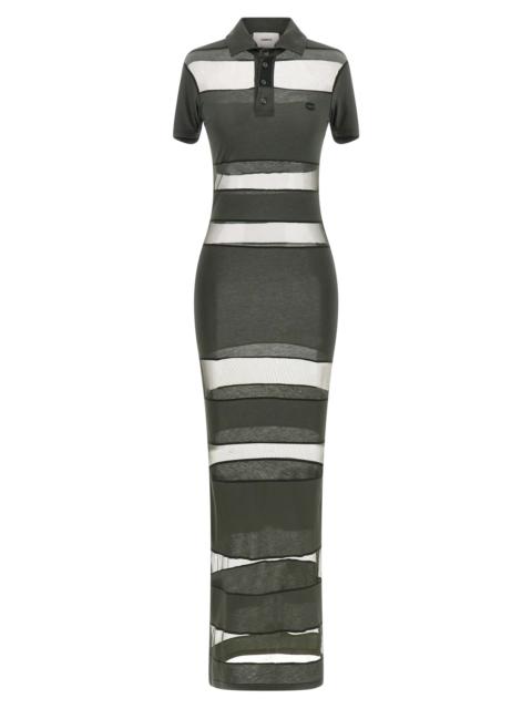 COPERNI Coperni Women 'Striped Sheer Polo' Dress