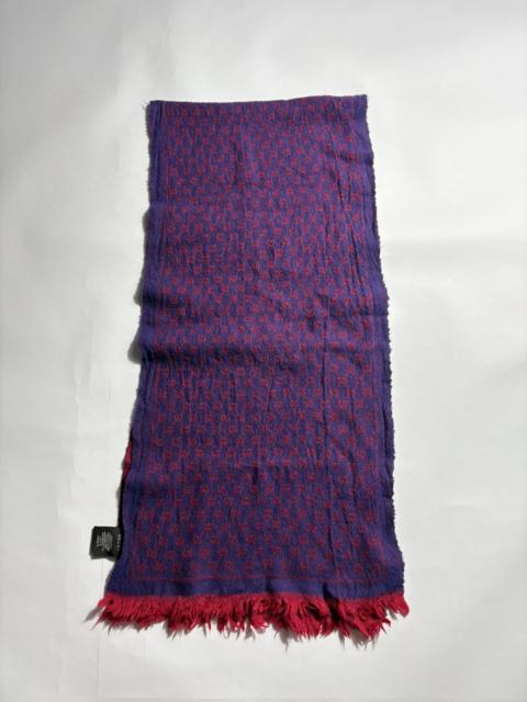 GUCCI GUCCI GG LOGO MONOGRAM WOOL SCARF