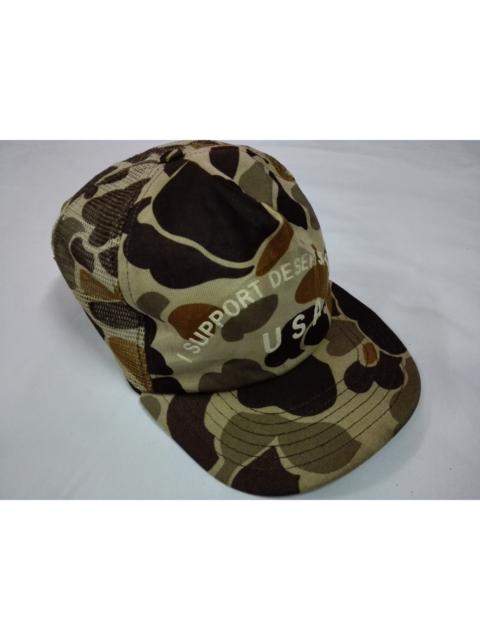 Other Designers Military - Vintage DESERT STORM USA CAMOUFLAGE Hat