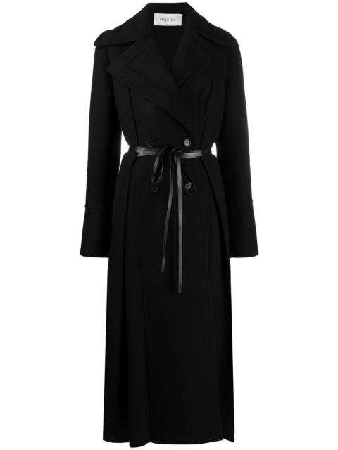wraparound belted coat
