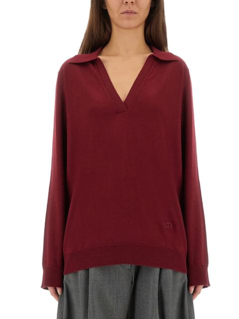 GUCCI Gucci Women Ultrafine Wool Polo Shirt