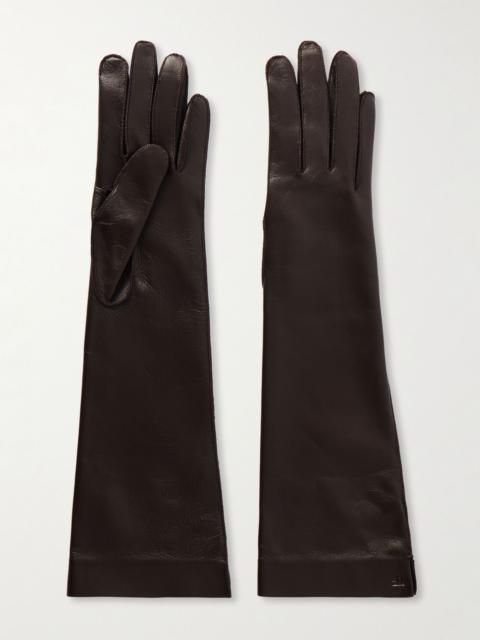 TOM FORD Leather gloves Chocolate