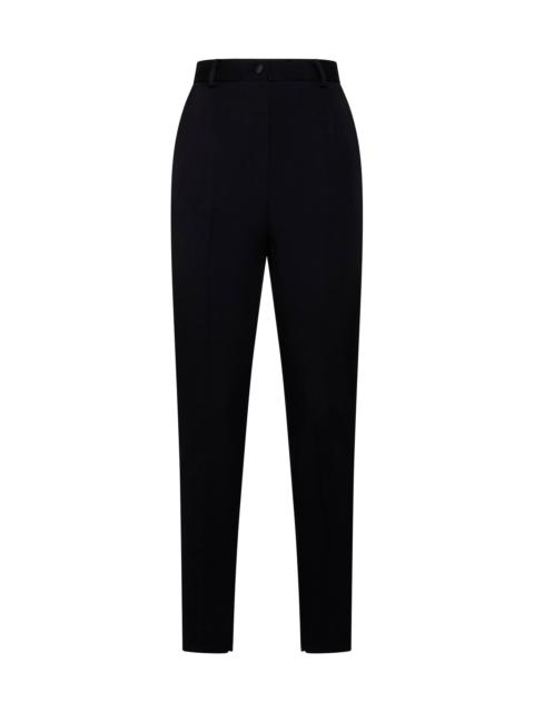 Dolce & Gabbana Women Stretch Wool And Silk Trousers