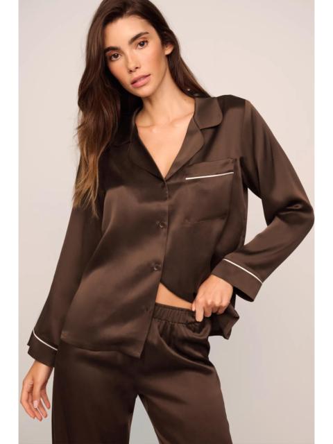 eberjey Inez Washable Silk Long PJ Set