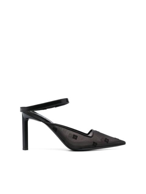 Givenchy 100mm logo-embroidered mules