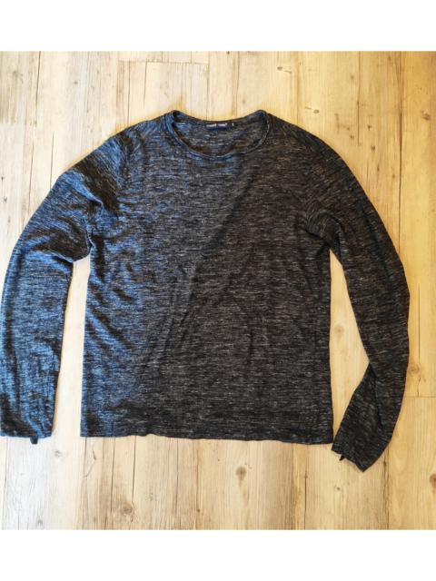 Other Designers Transit Uomo - Leather trim pullover.Like Isaac Sellam or Rick Owens