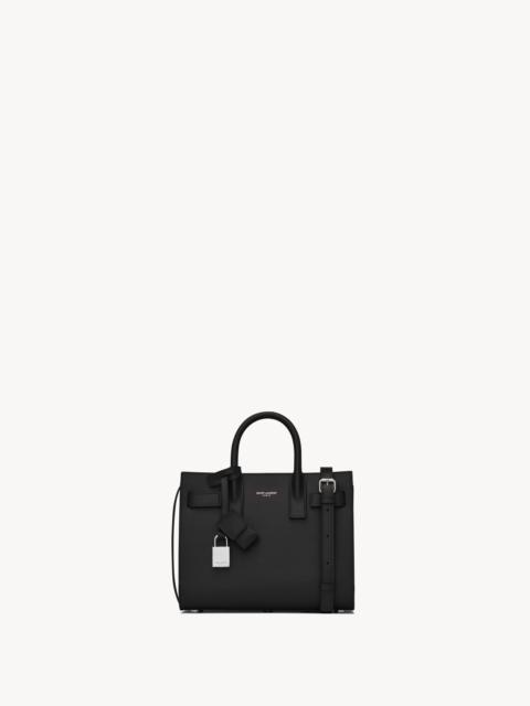 SAINT LAURENT SAC DE JOUR IN GRAINED LEATHER - NANO