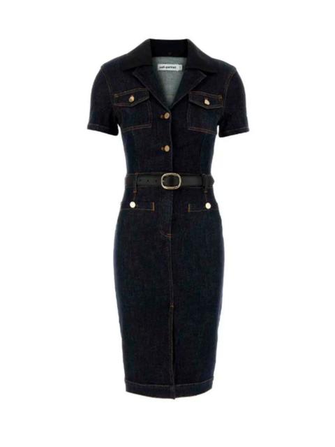 self-portrait Denim Midi Dress