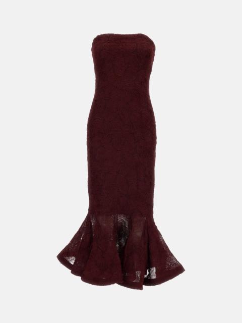ROTATE Rotate Women Flower Mesh Flounce Dress