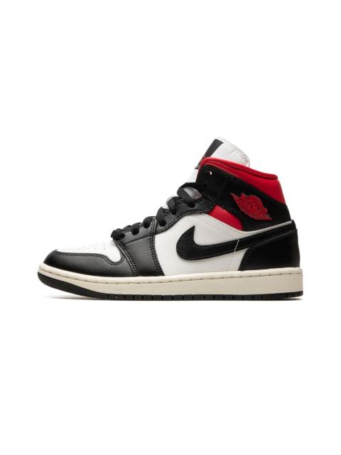 Jordan WMNS Air Jordan 1 Mid "Black / Gym Red / Sail"